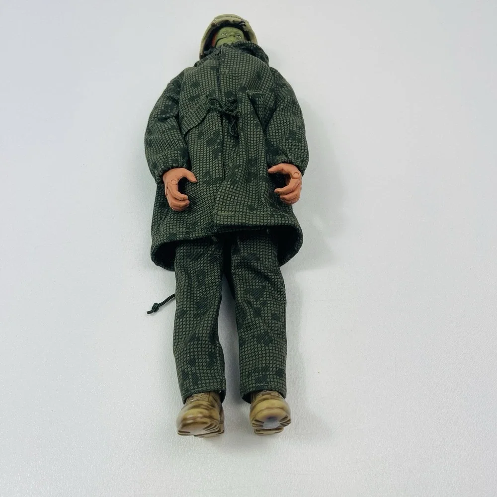 VTG 1996 Hasbro 12 in GI Joe Figure W Rain Coat Pants And Rubber Boots